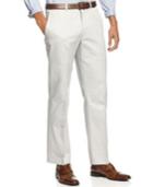 Kenneth Cole New York Slim-fit Light Grey Cotton Pants