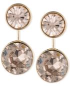Givenchy Gold-tone Crystal Floater Drop Earring Jackets