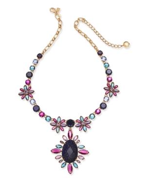 Kate Spade New York Gold-tone Multi-stone Statement Pendant Necklace