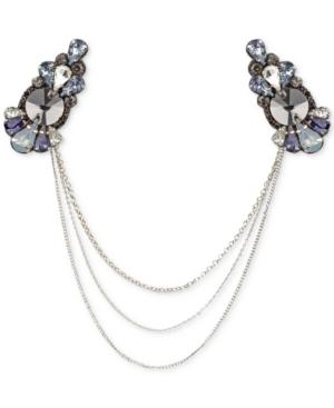 Deepa Two-tone Crystal Drape Hair Clip