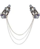 Deepa Two-tone Crystal Drape Hair Clip