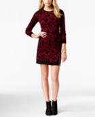 Inc International Concepts Animal Print Sweater Dress, Only At Macy's