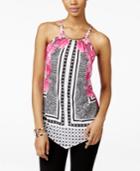 Inc International Concepts Multi-print Halter Top, Only At Macy's