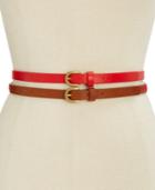 Inc International Concepts Embroidered 2-for-1 Belt, Only At Macy's