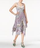American Rag Printed Handkerchief-hem Dress, Only At Macy's