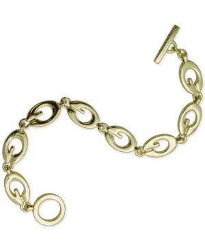 Guess Gold-tone Logo Link Bracelet