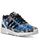 Adidas Men's Zx Flux Floral Print Running Sneakers From Finish Line