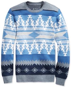 American Rag Men's Zig Zag Geo Sweater, Only At Macy's