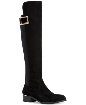 Calvin Klein Women's Cyra Wide-calf Over-the-knee Boots Women's Shoes