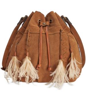 Patricia Nash Boho Suede Picerno Drawstring Crossbody