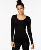 32 Degrees Solid Scoop Neck Baselayer Top