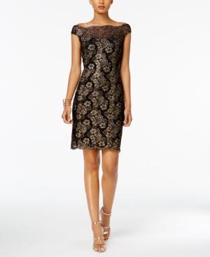 Connected Off-the-shoulder Lace Dress