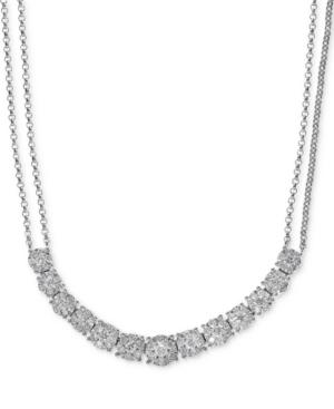 Effy Diamond Frontal Necklace In 14k White Gold (2-1/10 Ct. T.w.)