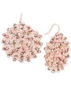 Kenneth Cole New York Colored Bead Woven Drop Earrings