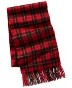 Club Room Men's Buff Plaid Cashmere Scarf, Only At Macy's