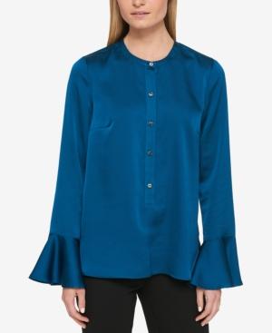 Dkny Bell-sleeve Blouse