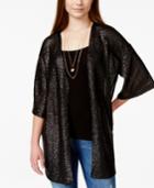 Say What? Juniors' Sequined Kimono