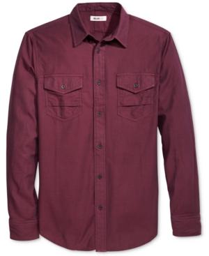 William Rast Men's Branson Herringbone Shirt