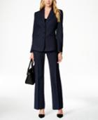 Tahari Asl Mini Check-print Pantsuit