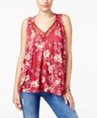 Lucky Brand Lace-trim Tank Top