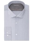 Calvin Klein X Men's Extra-slim Fit Non-iron Check Dress Shirt