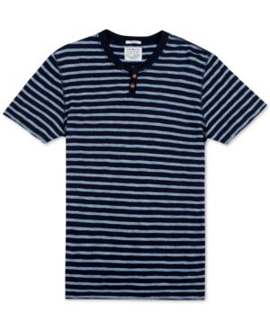 Lucky Brand Men's Striped Short Sleeve Shirt