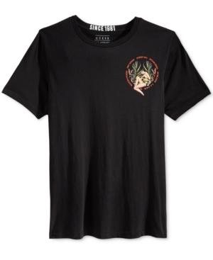 Guess Men's Short Sleeve Bsc Pin Up Palms Shirt