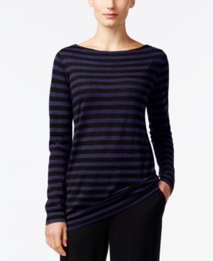 Eileen Fisher Wool Striped Sweater