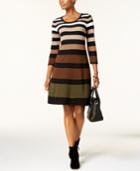 Nine West Striped Sweater Dress