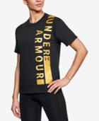 Under Armour Charged Cotton Metallic-logo T-shirt