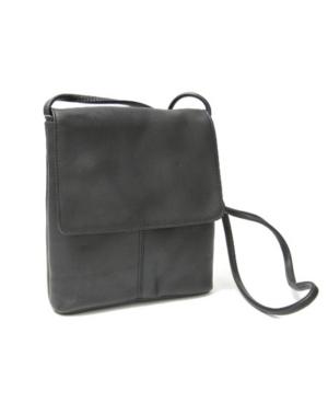 Royce Flap Over Crossbody Bag In Colombian Genuine Leather