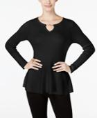 Thalia Sodi Hardware Peplum Sweater, Created For Macy's