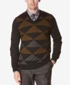 Perry Ellis Men's Intarsia Sweater