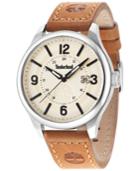 Timberland Men's Brant Light Brown Leather Strap Watch 46x54mm Tbl14645js07