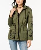 Maralyn & Me Juniors' Hooded Embroidered Anorak