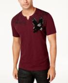 Inc International Concepts Men's Split-neck Eagle T-shirt, Created For Macy's