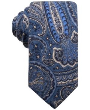 Tasso Elba Men's Paisley Wool Tie, Created For Macy's