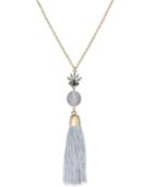 Inc International Concepts Stone And Tassel Lariat Necklace, Only At Macy's