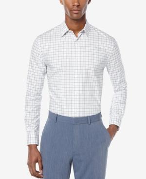 Perry Ellis Men's Non-iron Check Long-sleeve Shirt