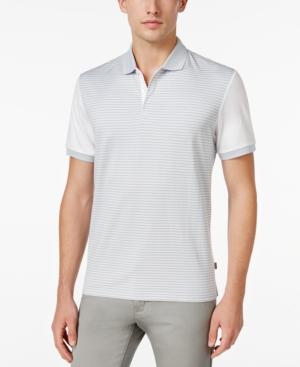 Calvin Klein Men's Auto Texture Stripe Polo