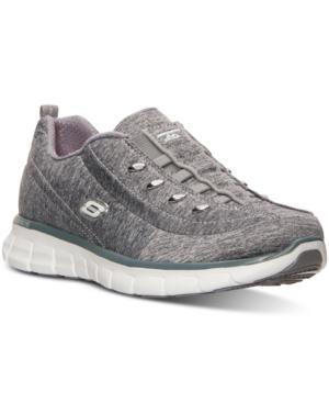Skechers Women's Synergy - Positive Outcome Wide Width Walking Sneakers From Finish Line
