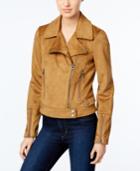 Lucky Brand Faux-suede Moto Jacket