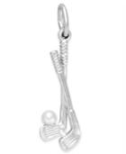 Rembrandt Charms Sterling Silver Golf Clubs Charm