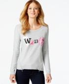 Inc International Concepts Zip Accent Wink Top, Only At Macy's