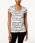 Style & Co. Sport Striped T-shirt, Only At Macy's