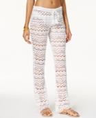 Miken Juniors' Crochet Scalloped Pants Women's Swimsuit
