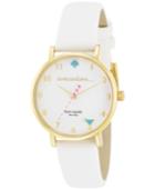 Kate Spade New York Women's Metro White Leather Strap Watch 34mm 1yru0765