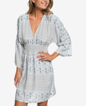 Roxy Juniors' Printed Kimono-sleeve Dress