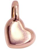Alex Woo Heart Mini-charm In 14k Rose Gold