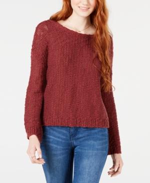 Roxy Juniors' Cotton Open-back Sweater
